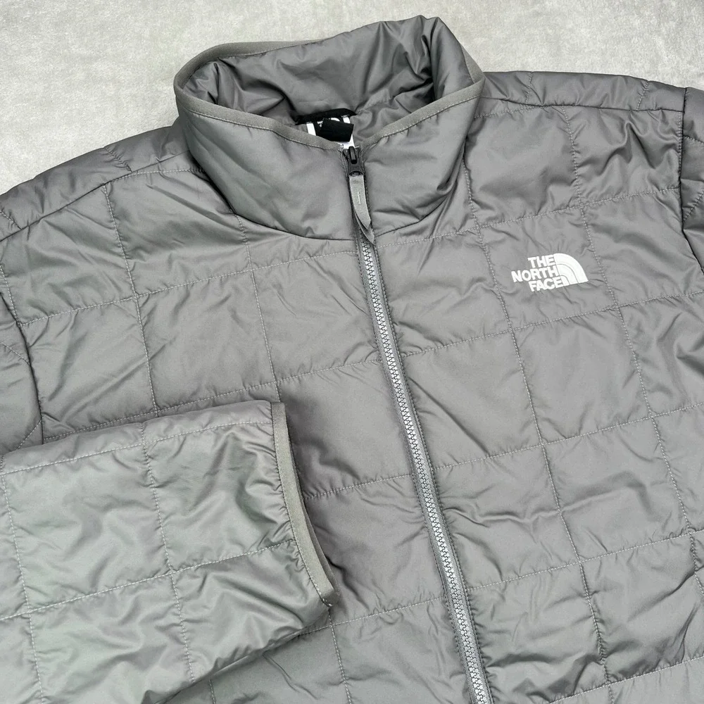 The North Face Junction Insulated‎ Jacket Mens 2XL Smoked Pearl Quilted Full Zip